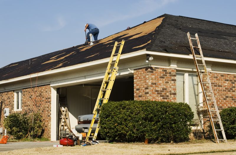 Roofing Repair in Progress